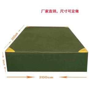 China Waterproof Outdoor Gymnastics Mat , Children Large Gym Mat Green PVC Material wholesale