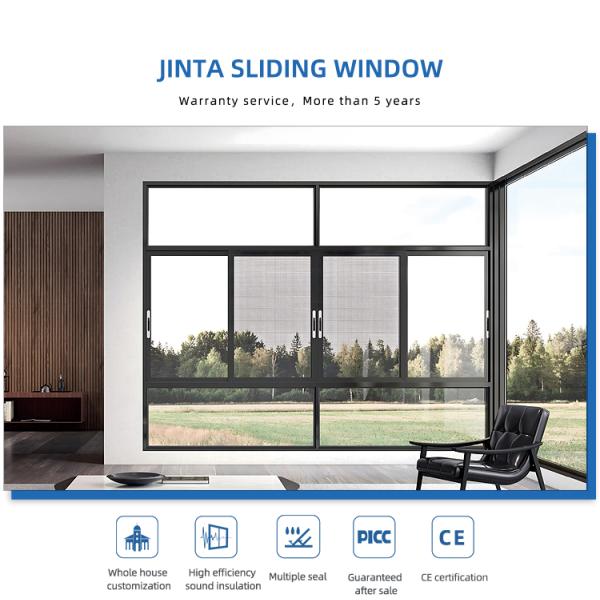 Adjustable Outswing Aluminum Awning Window For Houses Double Glass