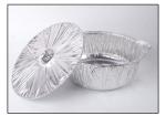 Baking Aluminum Foil Pans Pie Dishes / Cake Dishes Customized Shape