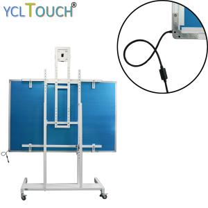 China Silver Interactive Electronic Whiteboard 96 Inch For Education / Conference ISO9001 wholesale