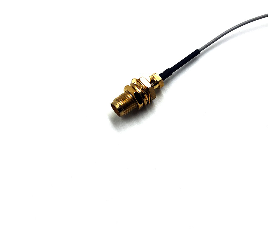 Industrial RF Communication Pigtail Ipex Connector for 75 OHM Input Impedance and Cable