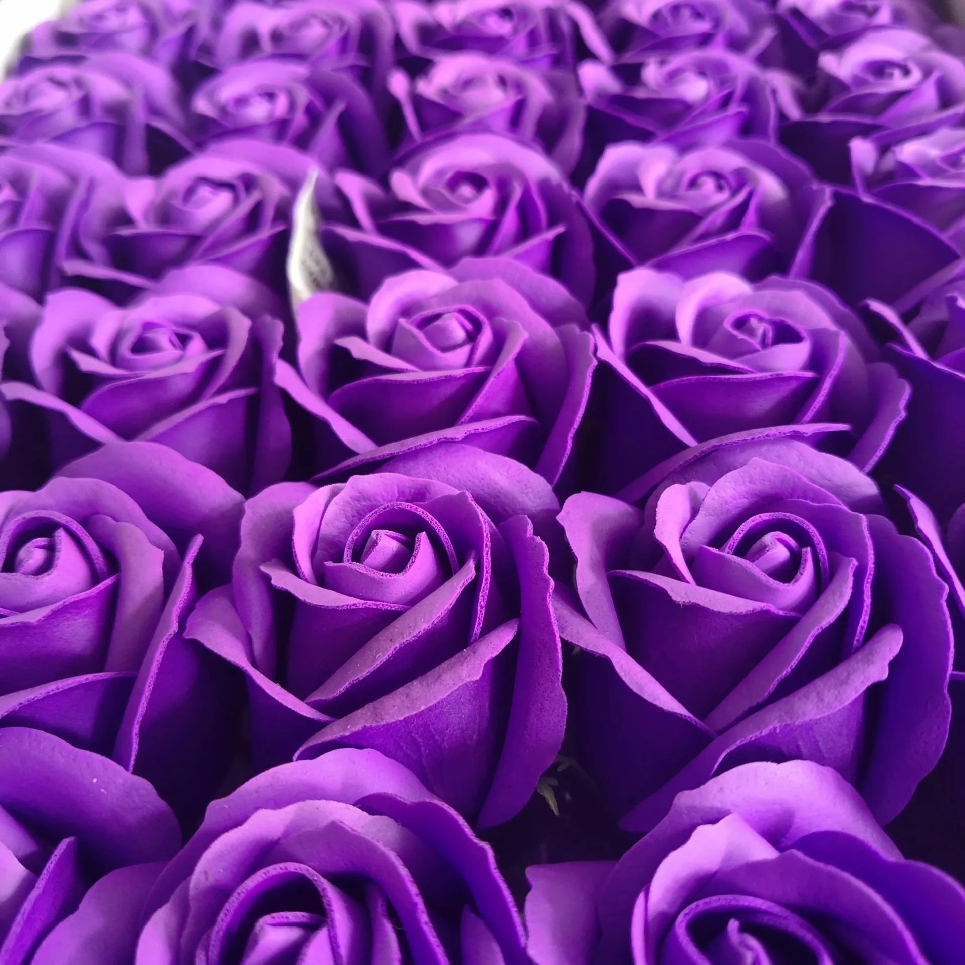 Soap Roses Artificial Flower for Christmas Gift Material Valentine's Day Rose Flower Heads Soap Flower