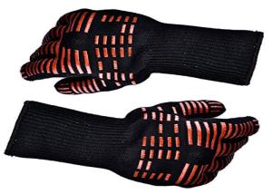 China Hot Grilling Heat Resistant Silicone Cooking Gloves Double Sided Adhesive wholesale