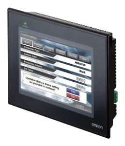 China 5.6 Inch Black HMI Touch Screen Automation NB5Q-TW01B wholesale