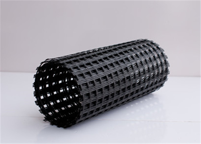 Warp Knitted Biaxial Glass Fiber Geogrid For Gravel Roads