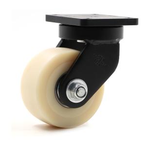 China Precision Mc Nylon 2 Ton Caster Wheels , 100mm Castors Heavy Duty 4 wholesale
