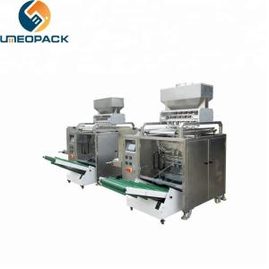China Automatic shampooo sachets pouch packing machine price wholesale