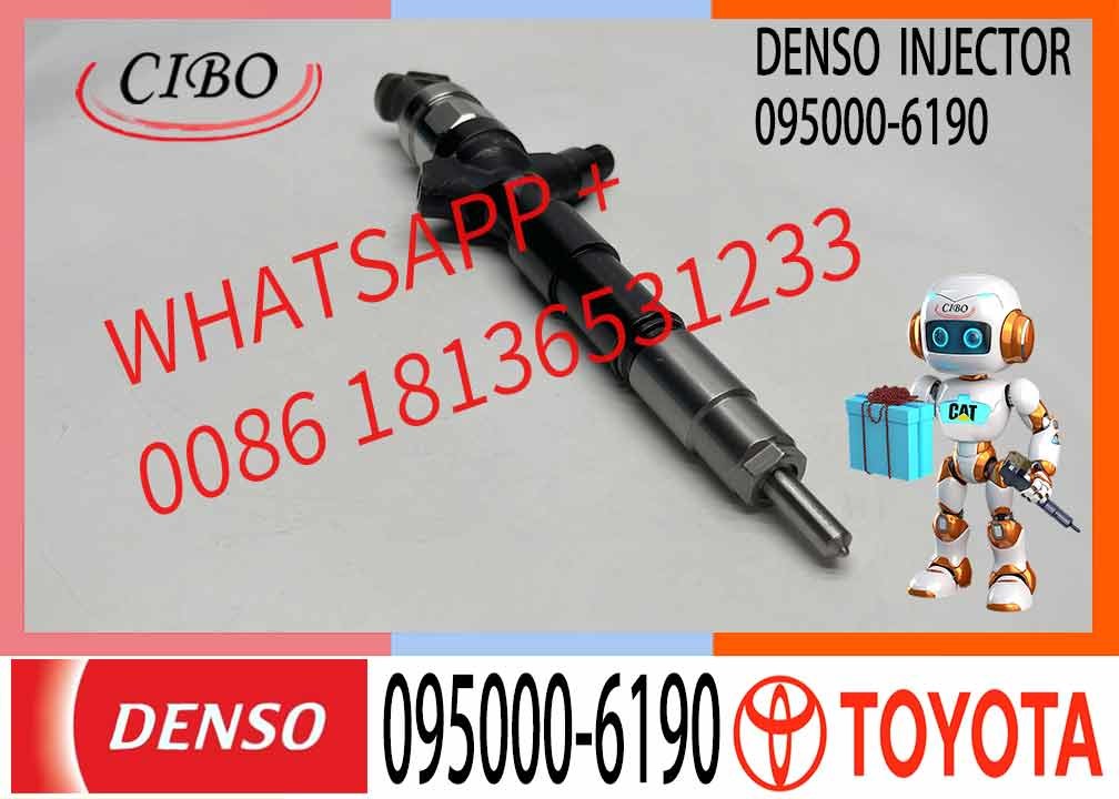 High Quality Diesel Fuel Injector 095000-6190/095000-7390 23670-30100 for TOYOTA HILUX 2KD-FTV Engine