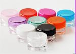 Refillable Clear Cosmetic Containers Transparent Jar Body PP / PETG Material