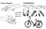 Dorado E Bike Electric Bicycle Battery Pack 24V 36V 48V 13Ah 15Ah 16Ah