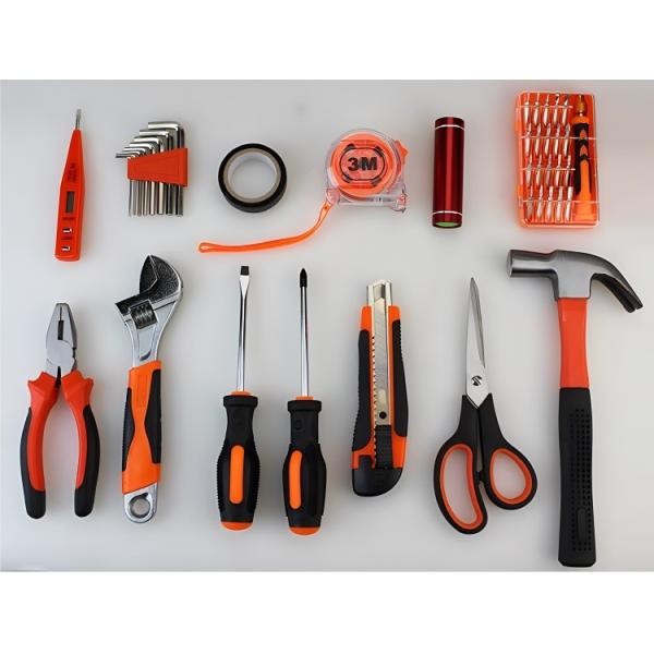 JYH-HTS30-1 Home Decoration Toolset Household Hand Kit with Plastic Toolbox Storage Case Tool Kit for Home