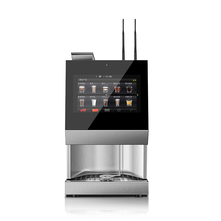 Cappuccino Latte Tabletop Coffee Vending Machine Close Loop Control With IOT Function