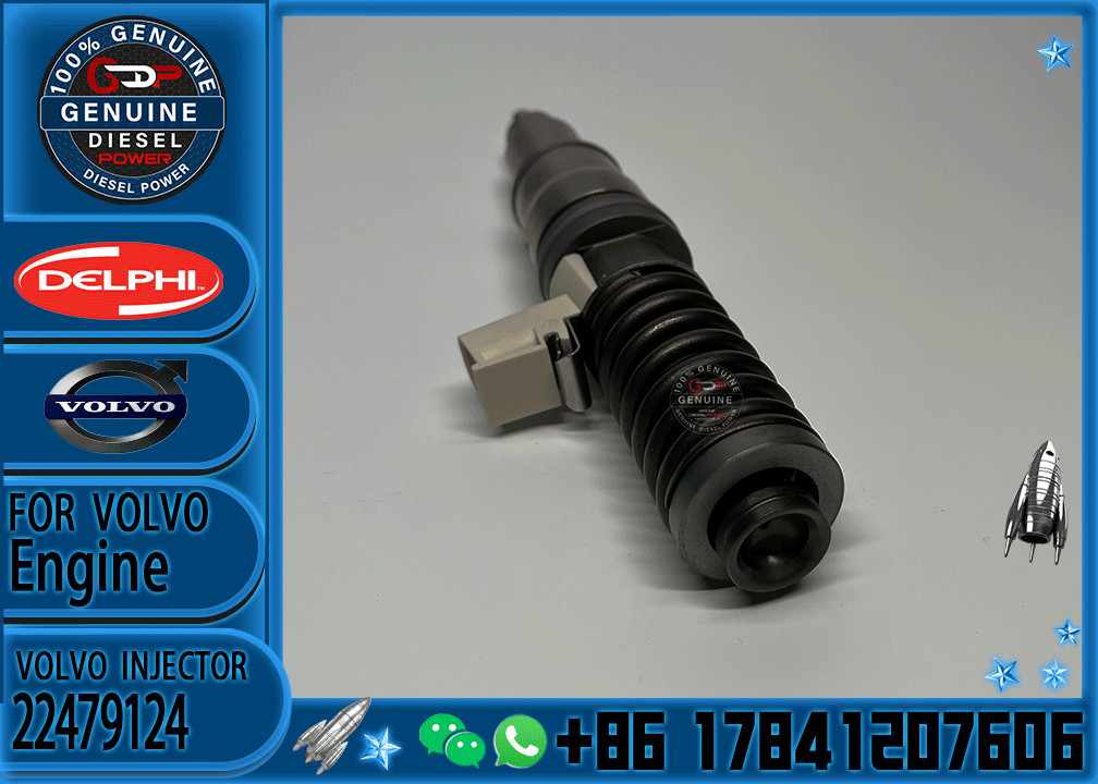 Spare Parts 22479124 21106375 21340611 Common Rail Fuel Injector For Volvo D13 Engine Injector Remanufacturing
