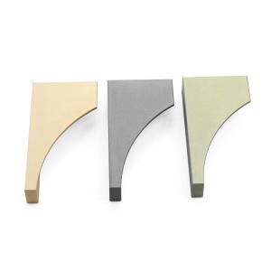 China 120mm Brass Aluminium Combination 3 Color Cabinet Door Handles wholesale