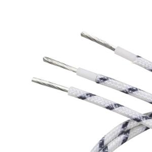 China 305m/roll 26AWG UL3172 Fiberglass Braided Silicone Wire wholesale