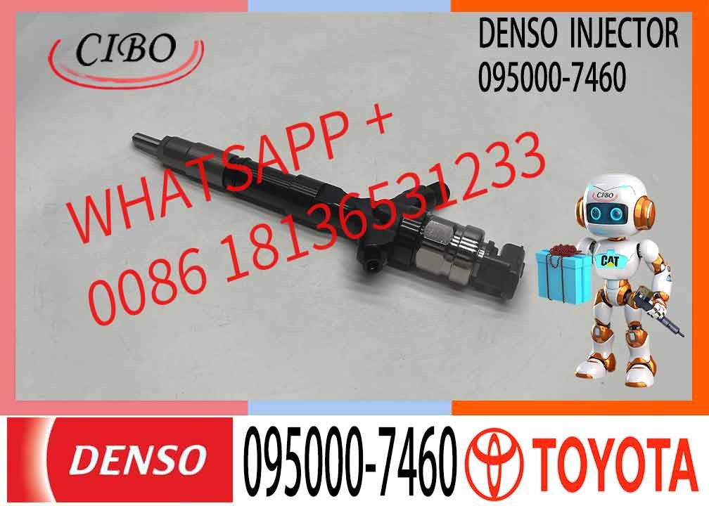 High Quality Diesel Fuel Common Rail Injector 095000-7460 23670-30260 For Toyota 1KD 2KD-FTV