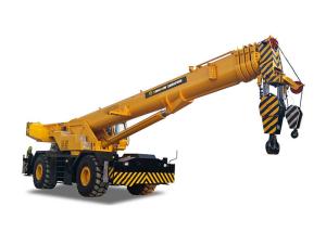 China Heavy Duty Rough Terrain Crane / 100 Ton Compact Crane Cummins Engine wholesale