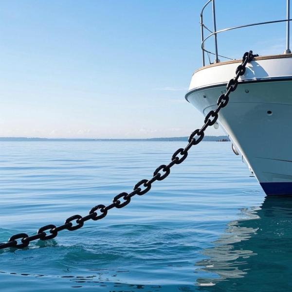 40mm Boat Anchor And Chain Grade 3 Spray Paint Stud Link