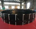 Black 6000 Gallon Fish Tank , Ornamental Fish Breeding With Steel Frame