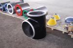 Customized Butt Welde Tee , Bevel Groove Weld 12CrMo 15CrMo 12Cr1MoV