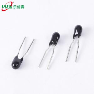 China 2 Leg Small Epoxy Coated Black NTC Thermistor 100k wholesale