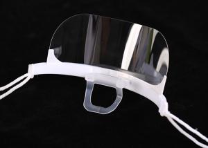 China 5 Pieces Transparent Plastic Mouth Visor Oil Proof for Chef wholesale