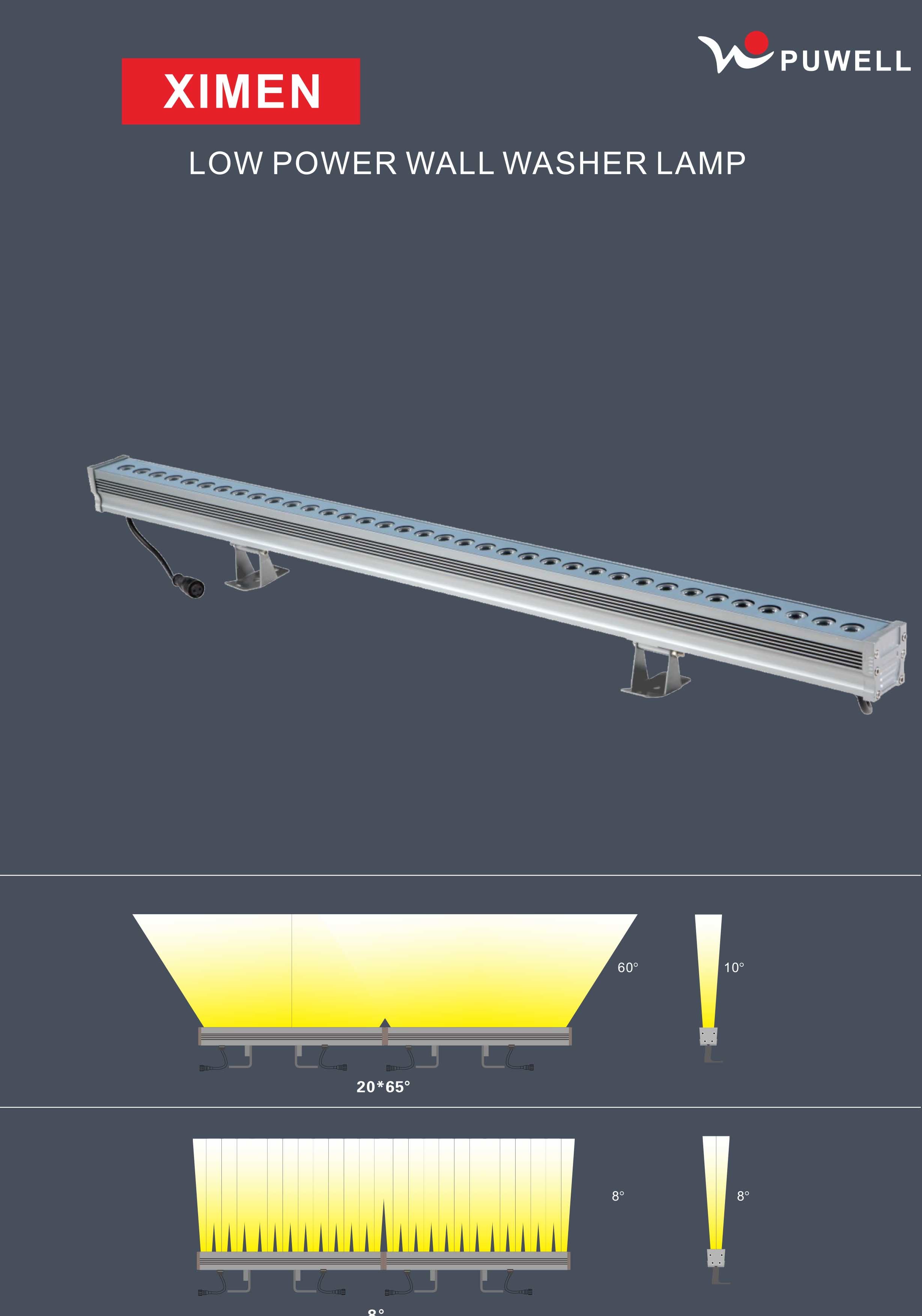 CREE 36W Cri85 Recessed Linear LED Wall Wash