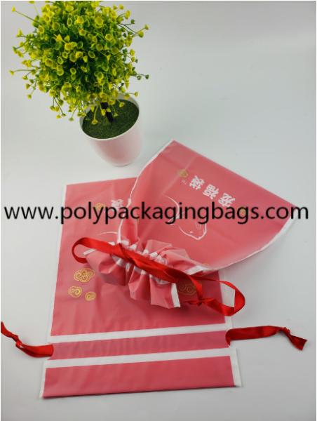Recyclable drawstring plastic Cotton Ropes bags/Women and children all like the