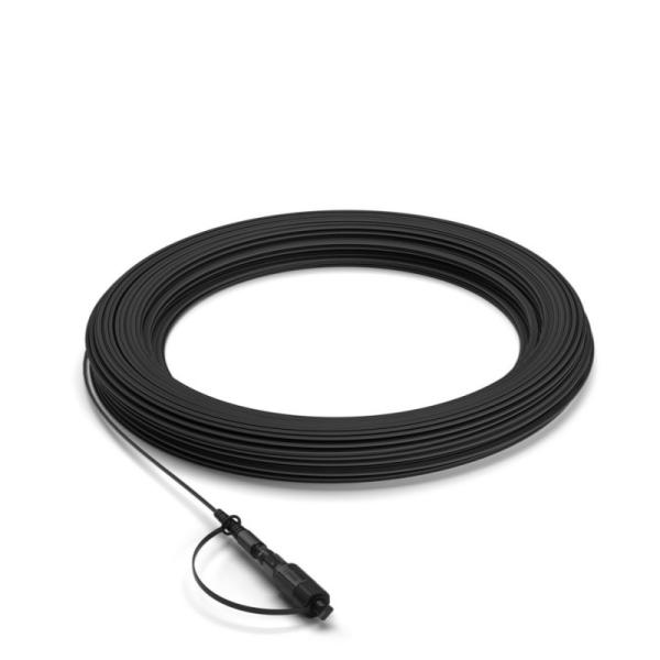 Pre-Connected Waterproof Fiber Optic Cable for FTTH 4G 5G Networks Compact and