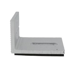 China ISO Metal Corner Brackets Textured Finish Aluminum Corner Brace wholesale
