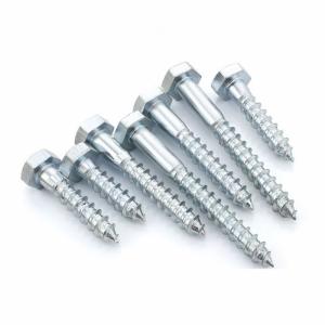 China Grade 2 Steel 1020 Zinc Plated Full Thread Hexagon Bolt Screw wholesale