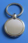Iron / Brass / Zinc alloy Round 3.0mm Promotional Metal Keyrings