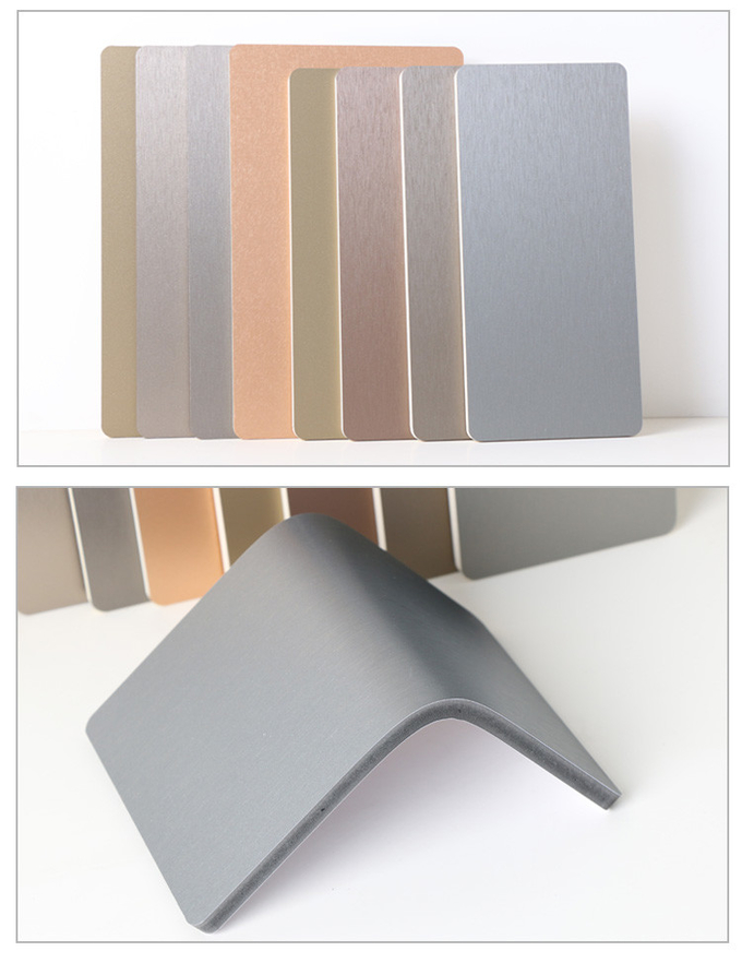 1.22*2.6m Decorative Metal Bamboo Fiber Wall Panel Interior