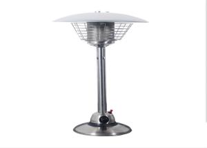 China Stainless Steel Silver Flexible Propane Gas table top short propane patio heater wholesale