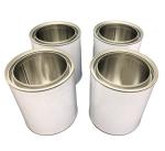 1L Paint Pail Bucket Waterproof Metal Lid Mini Tin Pails