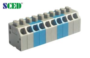 China Pitch 3.5mm Wiring Terminal Blocks 300V 10A PA66 Plastic Brass wholesale
