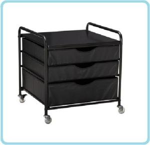 China Movable Fridge Cart Refrigerator cart Mesh Compact Fridge Cart wholesale