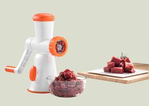 China White And Orange Non Electric Food Processor POM / PBT Housing Material Food Grade wholesale