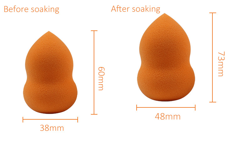 Skin Friendly Makeup Sponge Blender For Daily 60x40mm