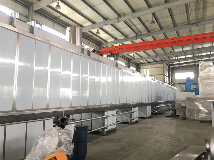 Electrostatic Automatic Powder Coating Plant Natural Gas Heating