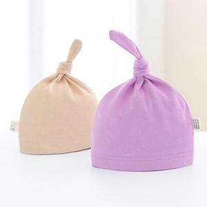 China Knitted Organic Cotton Baby Knotted Hat Wholesale wholesale