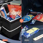 Grocery Car Organizer Bags Waterproof Truck Bed Storage Bag Box Can Bin 8x6x10"