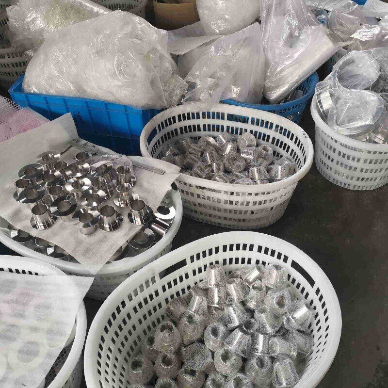 NXF 316L Stainless Steel Stub End Adaptor Flange Customize 2507 2205 Duplex Steel Pipe Lines Connection by Welding Pieces