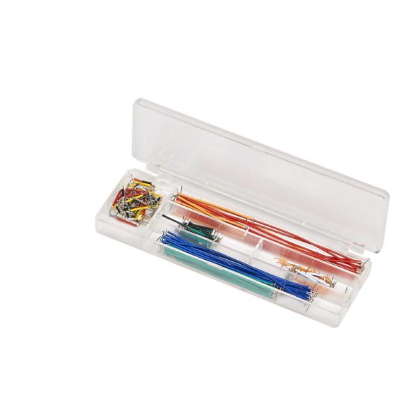 ROHS Solderless Breadboard Kit Physics Jumper Wire Cable Box