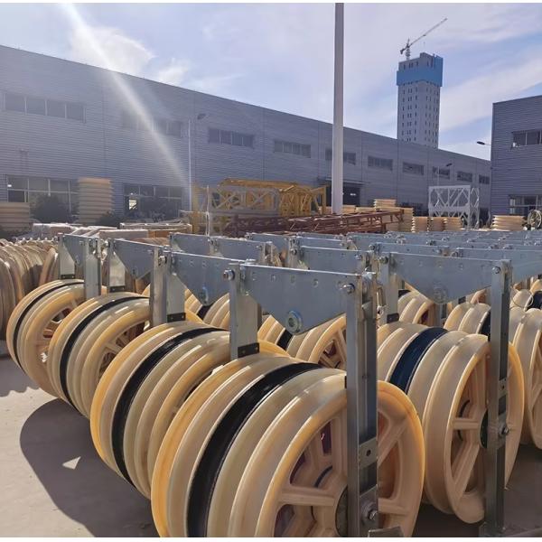 1040 Series Nylon Stringing Pulley Block 1040mm Wheel Diameter