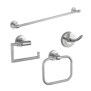 China OEM Four Pieces Bathroom Hardware Sets Washroom Fittings For Hotel wholesale