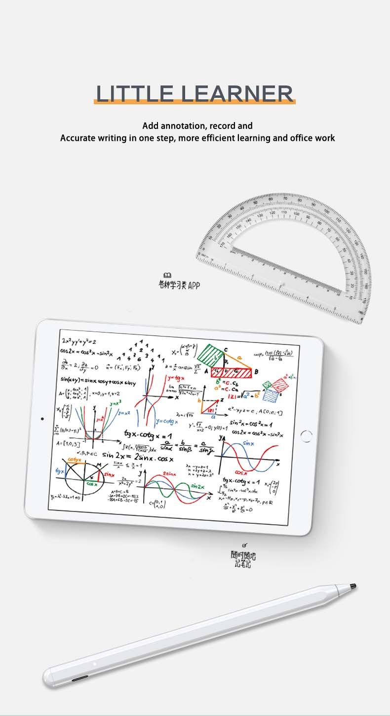 175mm Drawing Active Capacitive Pen For Phone Replaceable Nib