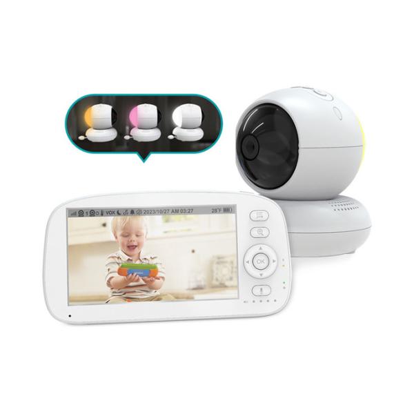 360°pan Tilt Zoom 1920X1080P Baby Unit High Definition Infant Monitor Compact And Weighing Only 0.85kg For Easy Setup Video Babyphone