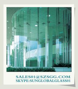 China High quality tinted light Green Glass Materials wholesale