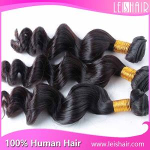 China Factory price cheap loose wave virgin brazilian hair weave wholesale wholesale